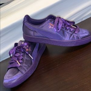 Purple Puma “Clyde”s. Never worn.